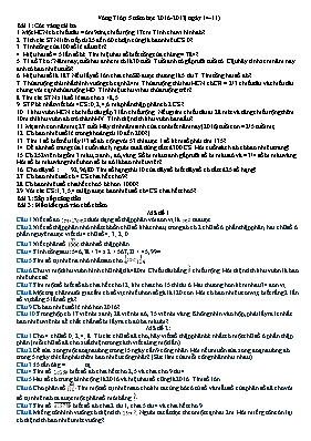 Đề thi Violympic Toán lớp 5 vòng 7 - Năm học 2016-2017